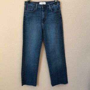 Just Black Denim the Slim Wide Leg Jeans Size 28